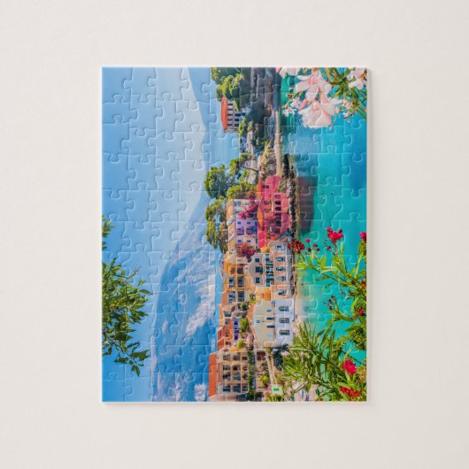 ギリシャ,ケファロニア,アソス ジグソーパズル (縦)