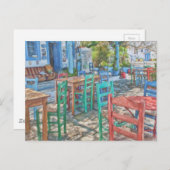 ギリシャ・コス島ツィアビレッジ ポストカード (正面/裏面)