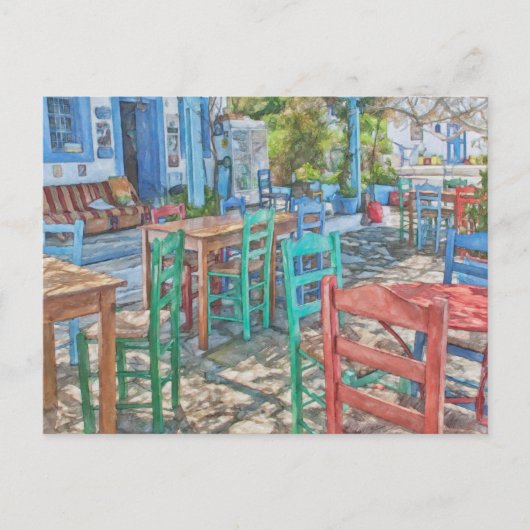 ギリシャ・コス島ツィアビレッジ ポストカード (正面)