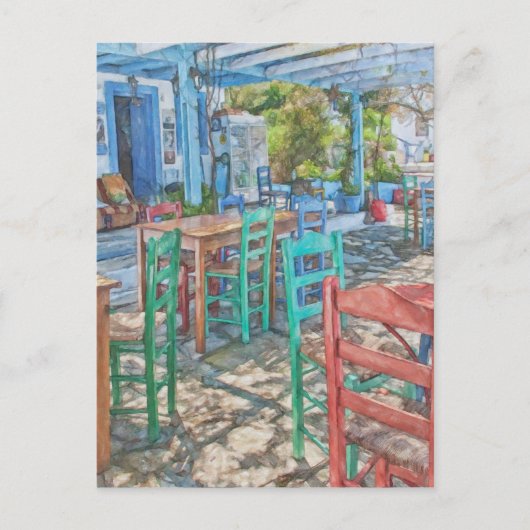 ギリシャ・コス島ツィアビレッジ ポストカード (正面)