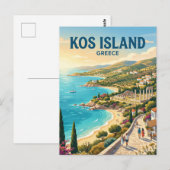ギリシャ コス島 ポストカード (正面/裏面)