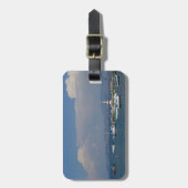 ギリシャ、コルフ島の古い灯台、荷物のラベル ラゲッジタグ (正面縦)