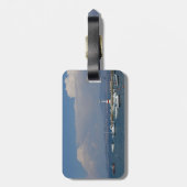 ギリシャ、コルフ島の古い灯台、荷物のラベル ラゲッジタグ (裏面縦)