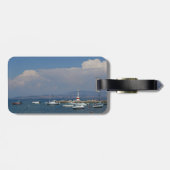 ギリシャ、コルフ島の古い灯台、荷物のラベル ラゲッジタグ (裏面横)