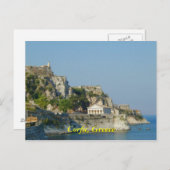 ギリシャ,コルフ ポストカード (正面/裏面)