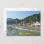 ギリシャ，コルフ ポストカード (正面/裏面)