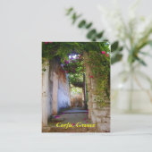 ギリシャ，コルフ ポストカード (スタンド正面)