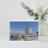 ギリシャ、コルフ、旧風車、ポストカード ポストカード (スタンド正面)