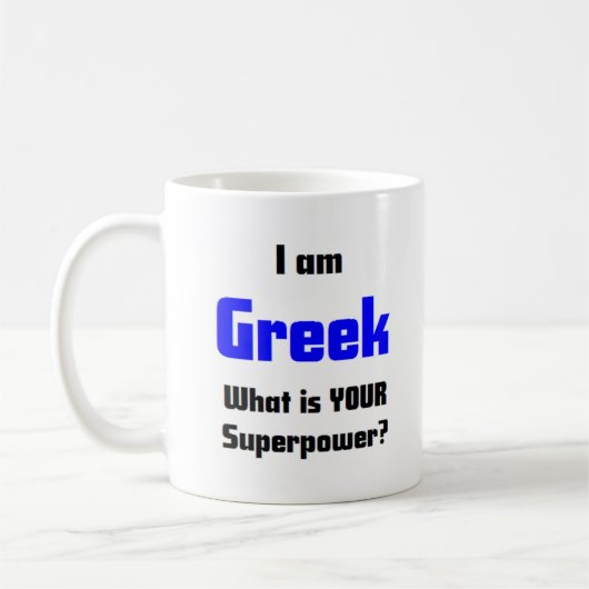 ギリシャ コーヒーマグカップ (左)