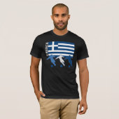 ギリシャ-サッカーの選手 Tシャツ (正面フル)