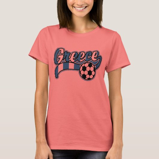 ギリシャ・サッカー Tシャツ (正面)