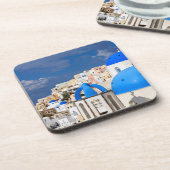 ギリシャ·サントリーニの街並み コースター (左側)