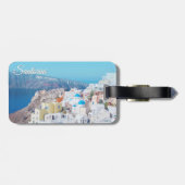 ギリシャ サントリーニ島 ラゲッジタグ (裏面横)