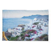 ギリシャ,サントリーニ,オイア 枕カバー (裏面)