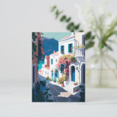 ギリシャ・サントリーニ ポストカード (スタンド正面)
