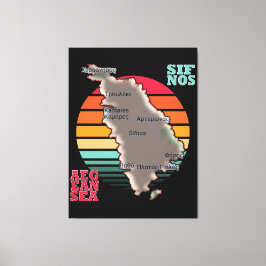 ギリシャ・シフノス キャンバスプリント