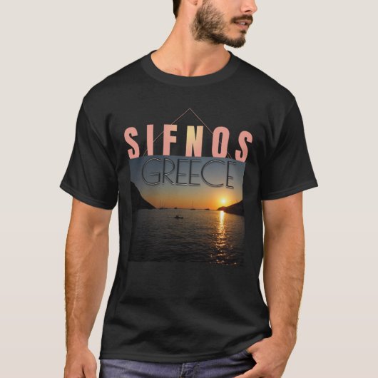 ギリシャ・シフノス Tシャツ (正面)