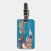 ギリシャ，シャニア：古い町 ラゲッジタグ (正面縦)