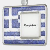 ギリシャ シルバープレートフレームオーナメント (左)