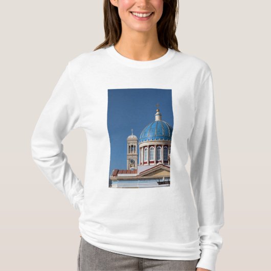 ギリシャ、シロス島のエルムポリス。 Tシャツ (正面)