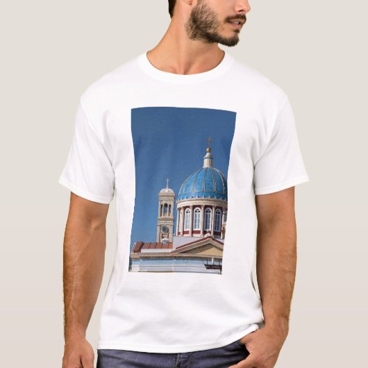 ギリシャ シロス島 エルムポリ Tシャツ (正面)