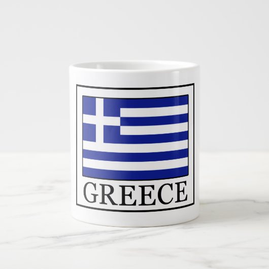 ギリシャ ジャンボコーヒーマグカップ (正面)