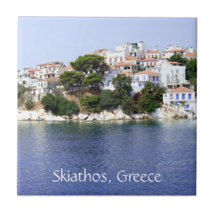 ギリシャ スキアトス島 タイル