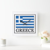 ギリシャ スクエア壁時計 (ホーム)