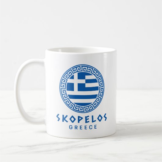 ギリシャ,スコペロス コーヒーマグカップ (左)