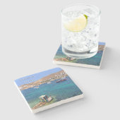 ギリシャ・ストーン・コースター、ミコノス ストーンコースター (横)