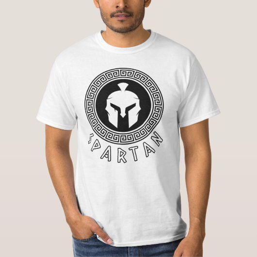 ギリシャ・スパルタン・メンズ Tシャツ (正面)