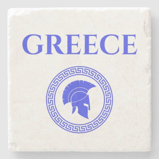 ギリシャ スパルタ ストーンコースター (正面)