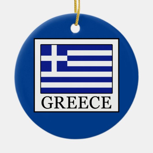 ギリシャ セラミックオーナメント (正面)