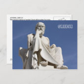 ギリシャ ソクラテス ポストカード (正面/裏面)