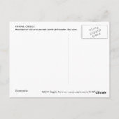 ギリシャ ソクラテス ポストカード (裏面)