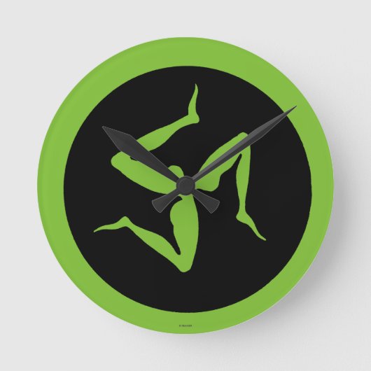 ギリシャ：トリスケオン ラウンド壁時計 (正面)