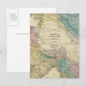 ギリシャ、トルコ、ペルシャ、インド ポストカード (正面/裏面)