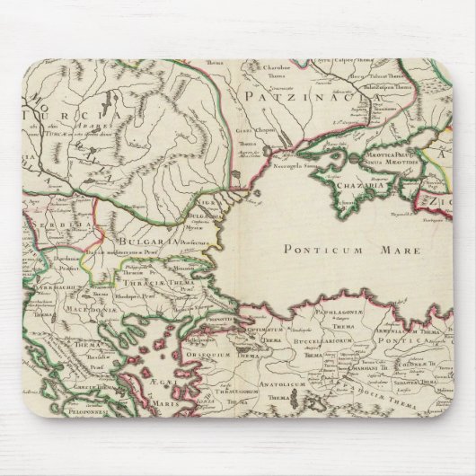 ギリシャ、トルコ、ヨーロッパ マウスパッド (正面)