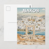 ギリシャ ナクソス島 ポストカード (正面/裏面)