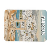 ギリシャ ナクソス島 ポストカード マグネット (横)