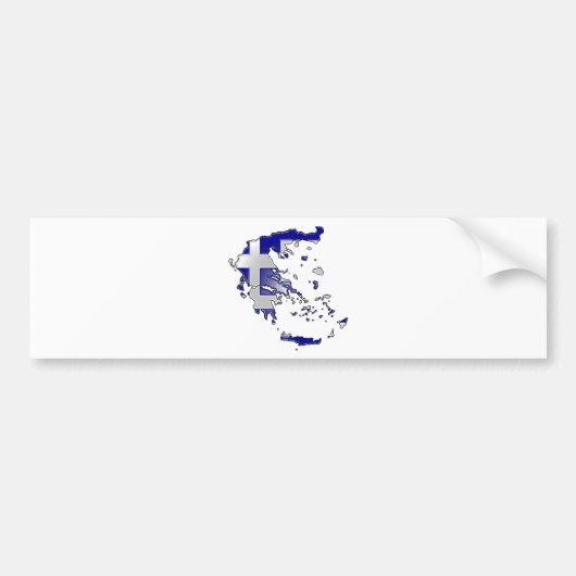 ギリシャ バンパーステッカー (正面)