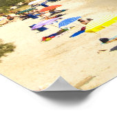 ギリシャ、パロス島、クリオスビーチ ポスター (角)