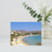 ギリシャ、パロス島、クリオスビーチ ポストカード (スタンド正面)