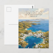 ギリシャ パロス島 ポストカード (正面/裏面)