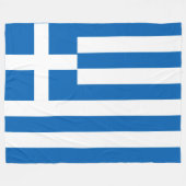 ギリシャ フリースブランケット (正面(横))