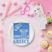 ギリシャ ペーパープレート (パーティー)