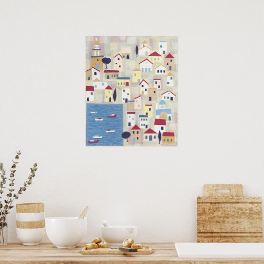 ギリシャ ポスター (キッチン)