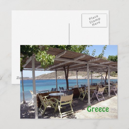 ギリシャ ポストカード (正面/裏面)