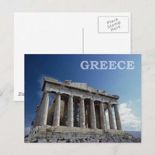 ギリシャ ポストカード (正面/裏面)