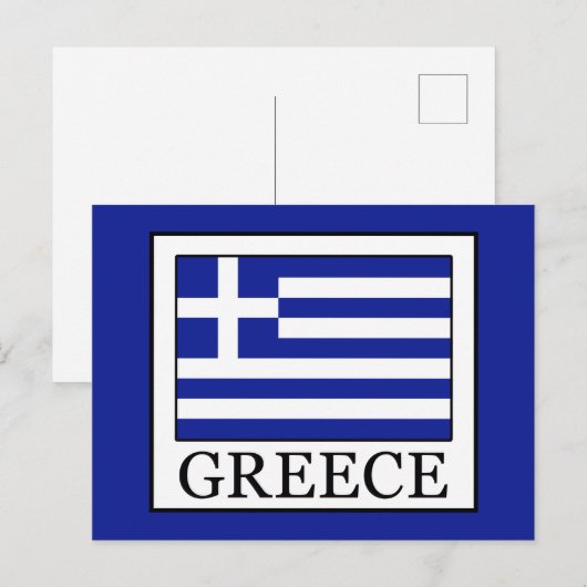 ギリシャ ポストカード (正面/裏面)
